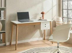 Scrivania FENESTRA Marrone chiaro/Bianco 120 cm 50 cm