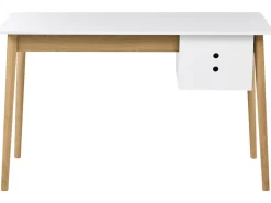 Scrivania FENESTRA Marrone chiaro/Bianco 120 cm 50 cm