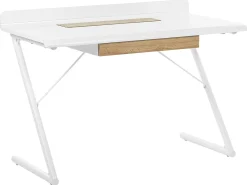 Scrivania FOCUS Bianco 120 cm 60 cm con Cassetti