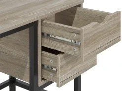 Scrivania GRANT Marrone chiaro 120 cm 48 cm con Cassetti