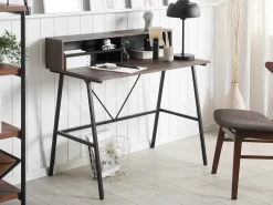Scrivania HARISON Marrone scuro 100 cm 53 cm
