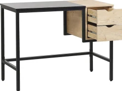 Scrivania HARPER Nero 100 cm 48 cm con Cassetti