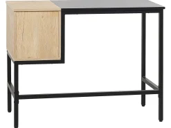 Scrivania HARPER Nero 100 cm 48 cm con Cassetti