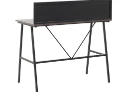 Scrivania HASTINGS Marrone/Nero 100 cm 52 cm