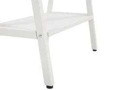 Scrivania HEBER Marrone/Bianco 140 cm 60 cm con Cassetti