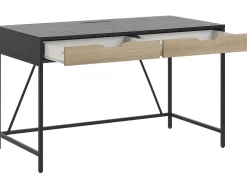Scrivania JENA Nero 120 cm 60 cm con Cassetti