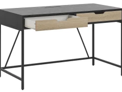 Scrivania JENA Nero 120 cm 60 cm con Cassetti