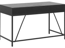 Scrivania JENA Nero 120 cm 60 cm con Cassetti