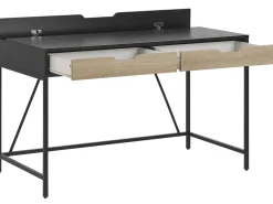 Scrivania JENA Nero 120 cm 60 cm con Cassetti