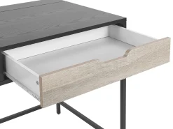 Scrivania JENA Nero 120 cm 60 cm con Cassetti