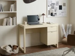 Scrivania JOHNSON Beige chiaro 112 cm 50 cm