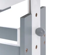 Scrivania manuale regolabile in altezza NANNUP Bianco 110 cm 53 cm