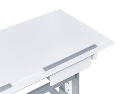 Scrivania manuale regolabile in altezza NANNUP Bianco 110 cm 53 cm