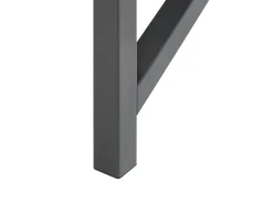 Scrivania MORITON Nero 117 cm 57 cm con contenitore