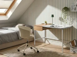 Scrivania OCATE Bianco 120 cm 60 cm