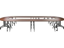Scrivania pieghevole BENDI Marrone scuro 160 cm 60 cm