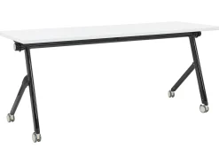 Scrivania pieghevole BENDI Bianco 180 cm 60 cm con ruote