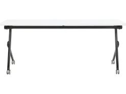 Scrivania pieghevole BENDI Bianco 180 cm 60 cm con ruote
