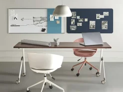 Scrivania pieghevole BENDI Marrone scuro 180 cm 60 cm
