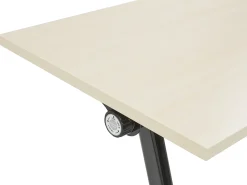 Scrivania pieghevole BENDI Marrone chiaro 180 cm 60 cm con ruote