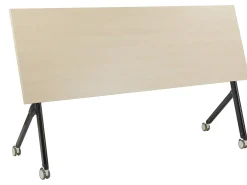 Scrivania pieghevole BENDI Marrone chiaro 180 cm 60 cm con ruote