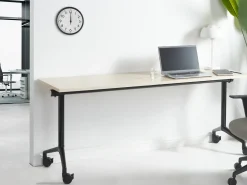 Scrivania pieghevole CAVI Marrone chiaro 180 cm 60 cm con ruote