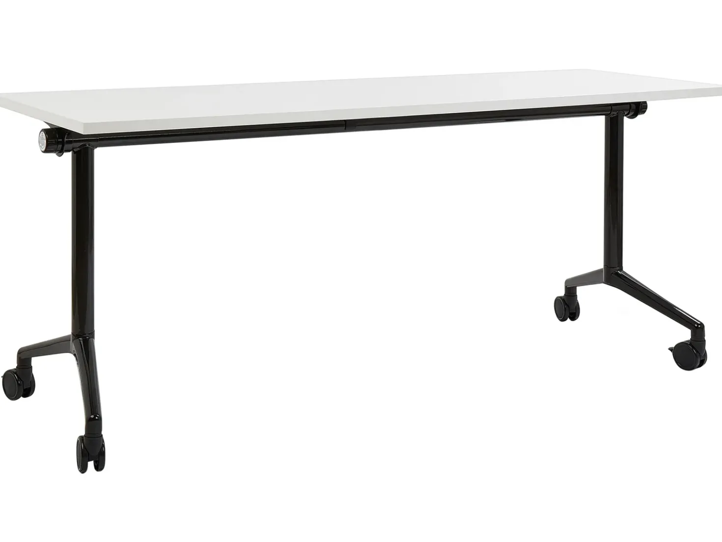 Scrivania pieghevole CAVI Bianco 180 cm 60 cm con ruote