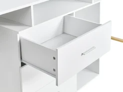 Scrivania regolabile ASHMORE Bianco 165/220 cm 55 cm