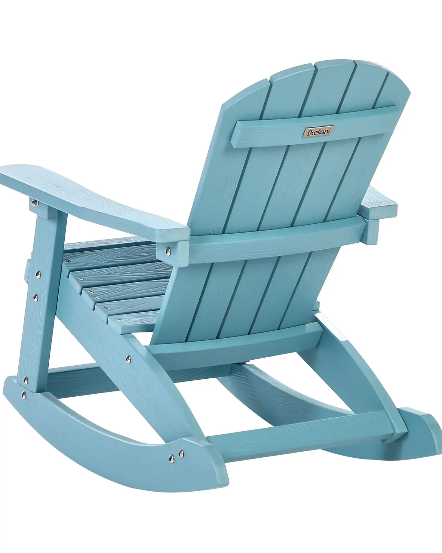 Sedia a dondolo da giardino per bambini ADIRONDACK Azzurro