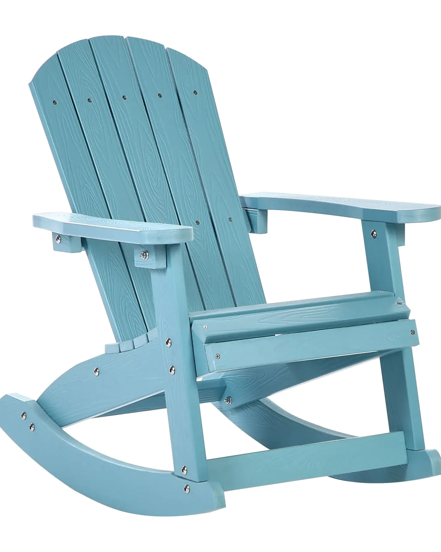 Sedia a dondolo da giardino per bambini ADIRONDACK Azzurro