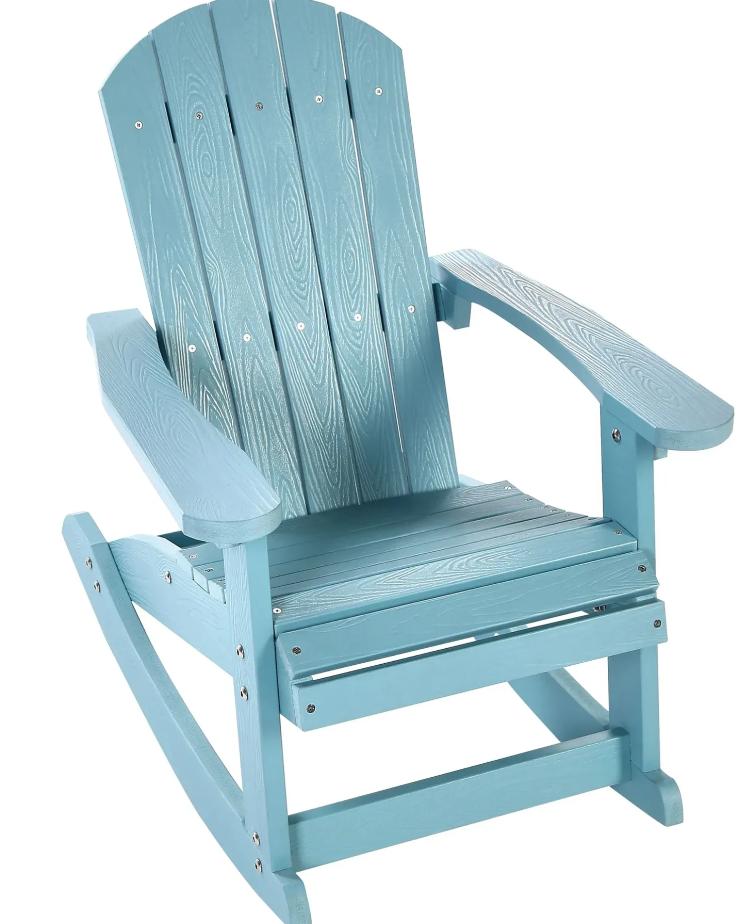 Sedia a dondolo da giardino per bambini ADIRONDACK Azzurro