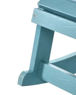 Sedia a dondolo da giardino per bambini ADIRONDACK Azzurro