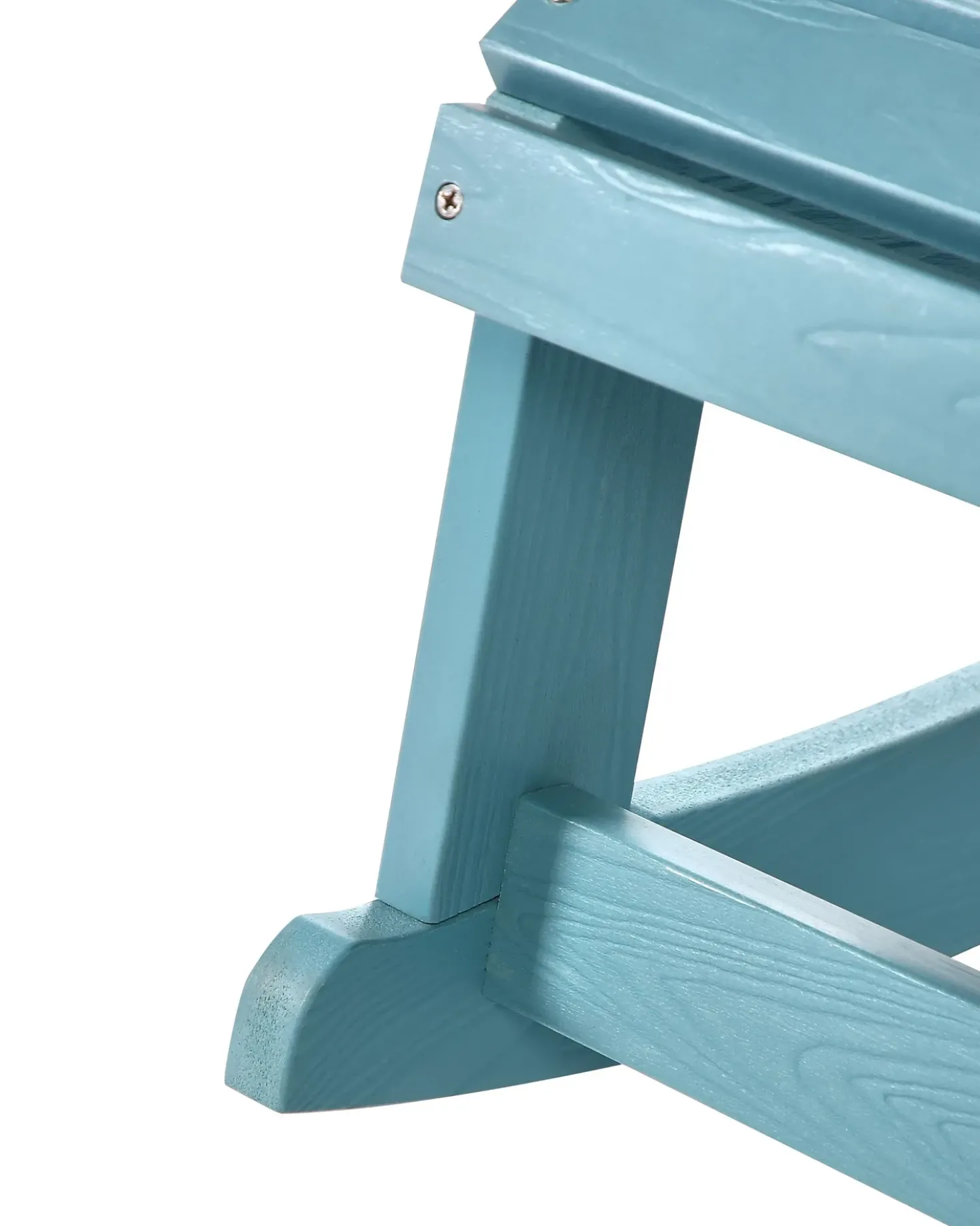 Sedia a dondolo da giardino per bambini ADIRONDACK Azzurro