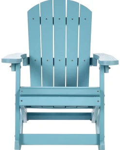 Sedia a dondolo da giardino per bambini ADIRONDACK Azzurro