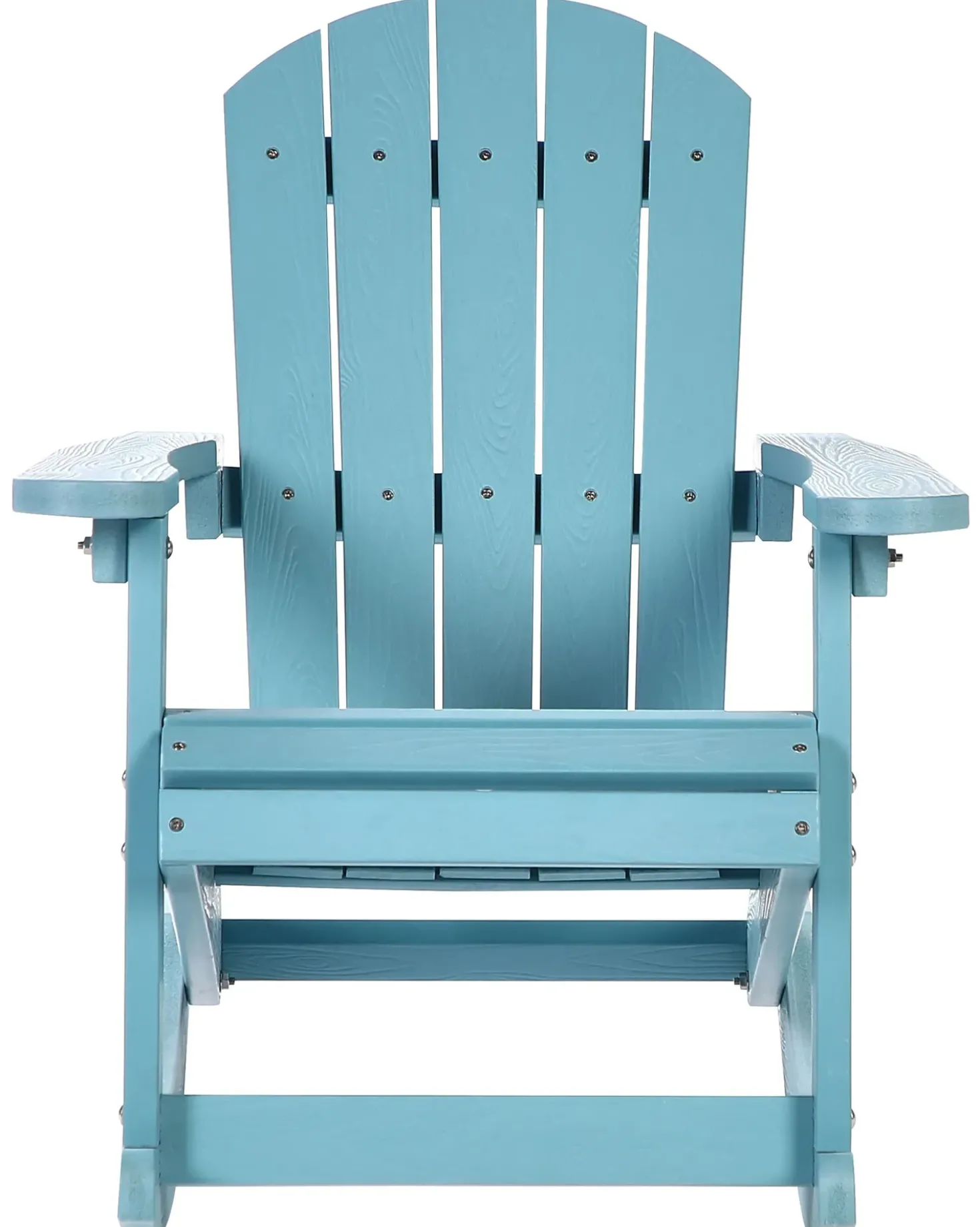 Sedia a dondolo da giardino per bambini ADIRONDACK Azzurro