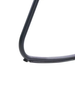 Sedia a dondolo da giardino TURI Metallo Nero