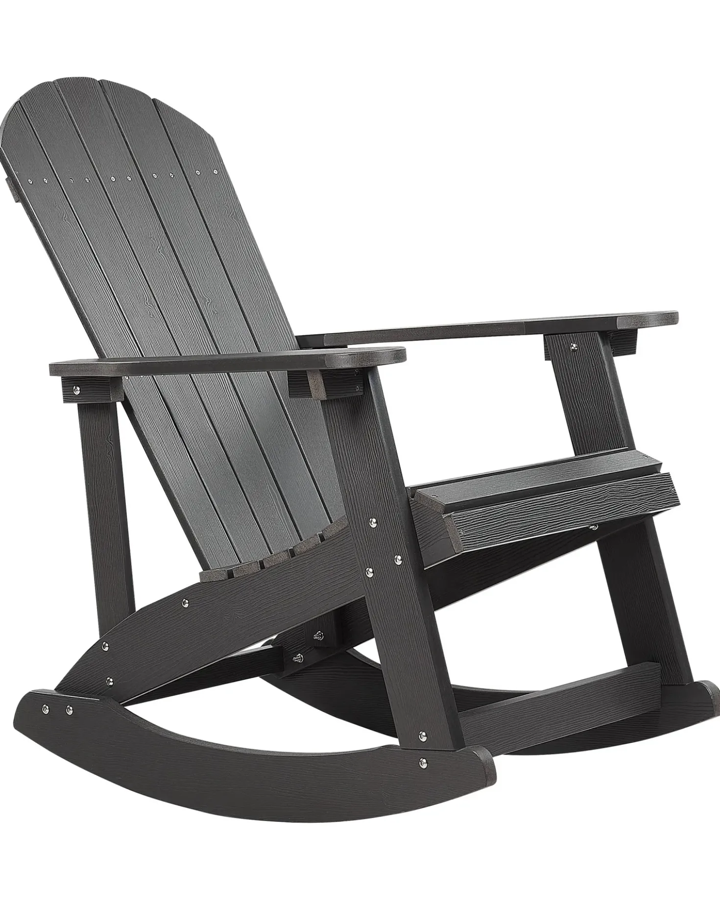 Sedia a dondolo da giardino ADIRONDACK Grigio scuro