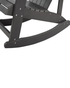 Sedia a dondolo da giardino ADIRONDACK Grigio scuro