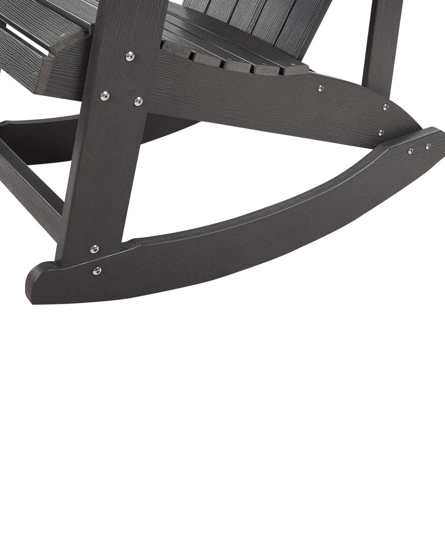 Sedia a dondolo da giardino ADIRONDACK Grigio scuro