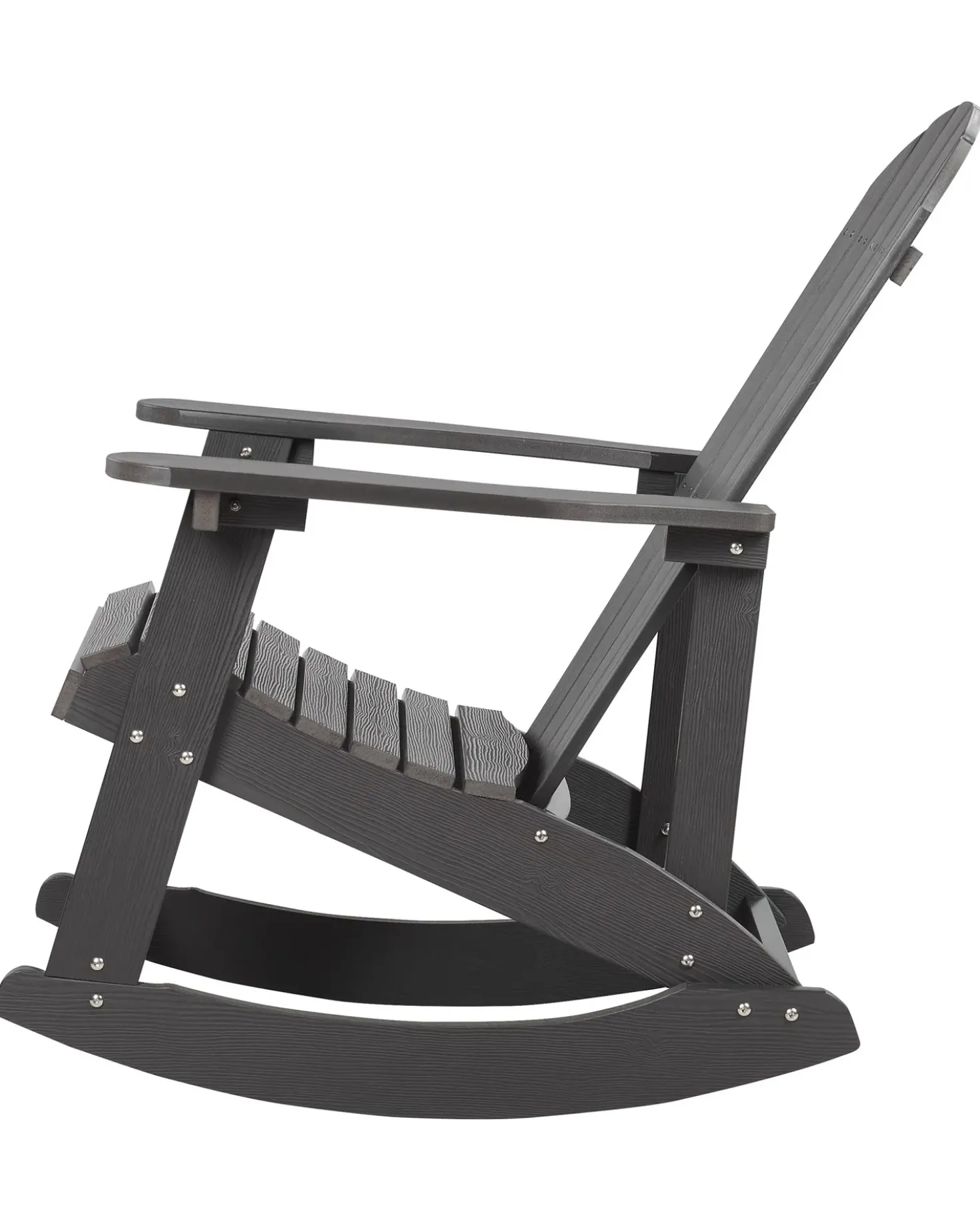 Sedia a dondolo da giardino ADIRONDACK Grigio scuro