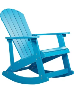 Sedia a dondolo da giardino ADIRONDACK Blu