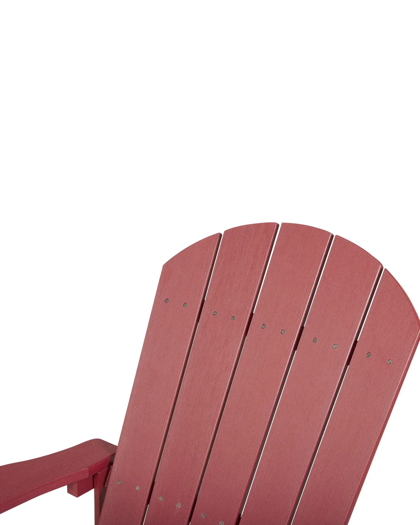 Sedia a dondolo da giardino ADIRONDACK Rosso