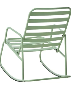 Sedia a dondolo da giardino TURI Metallo Verde