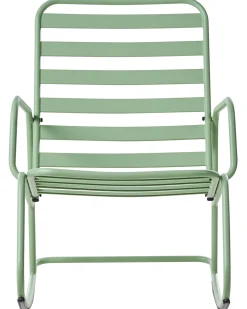 Sedia a dondolo da giardino TURI Metallo Verde