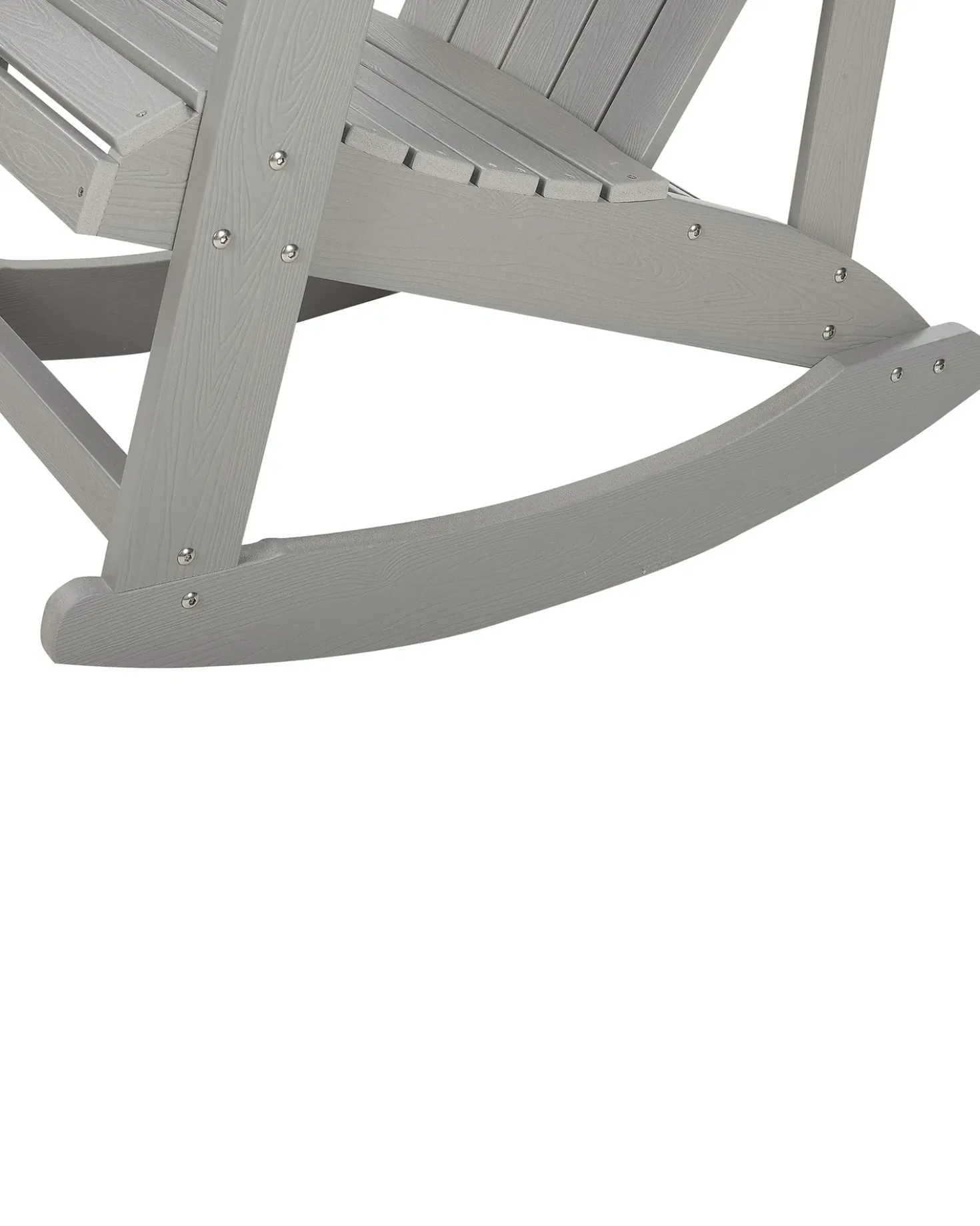Sedia a dondolo da giardino ADIRONDACK Grigio chiaro