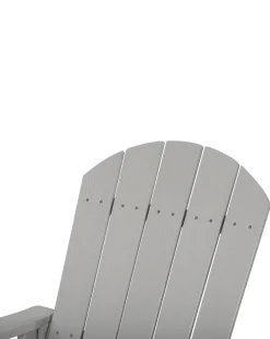 Sedia a dondolo da giardino ADIRONDACK Grigio chiaro