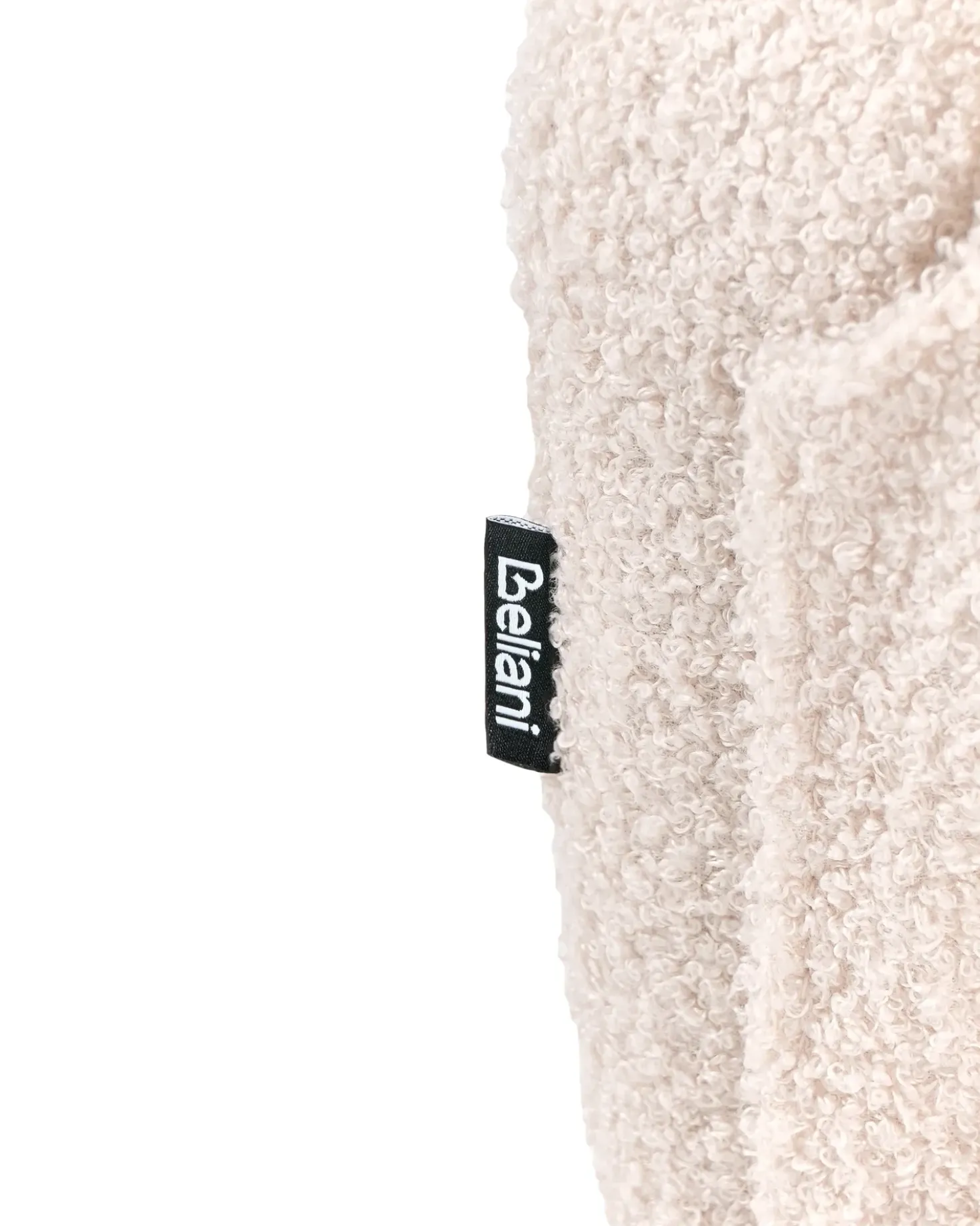 Sedia a dondolo per bambini NORBY Bouclé Beige chiaro