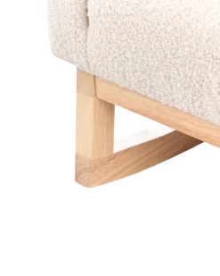 Sedia a dondolo per bambini NORBY Bouclé Beige chiaro