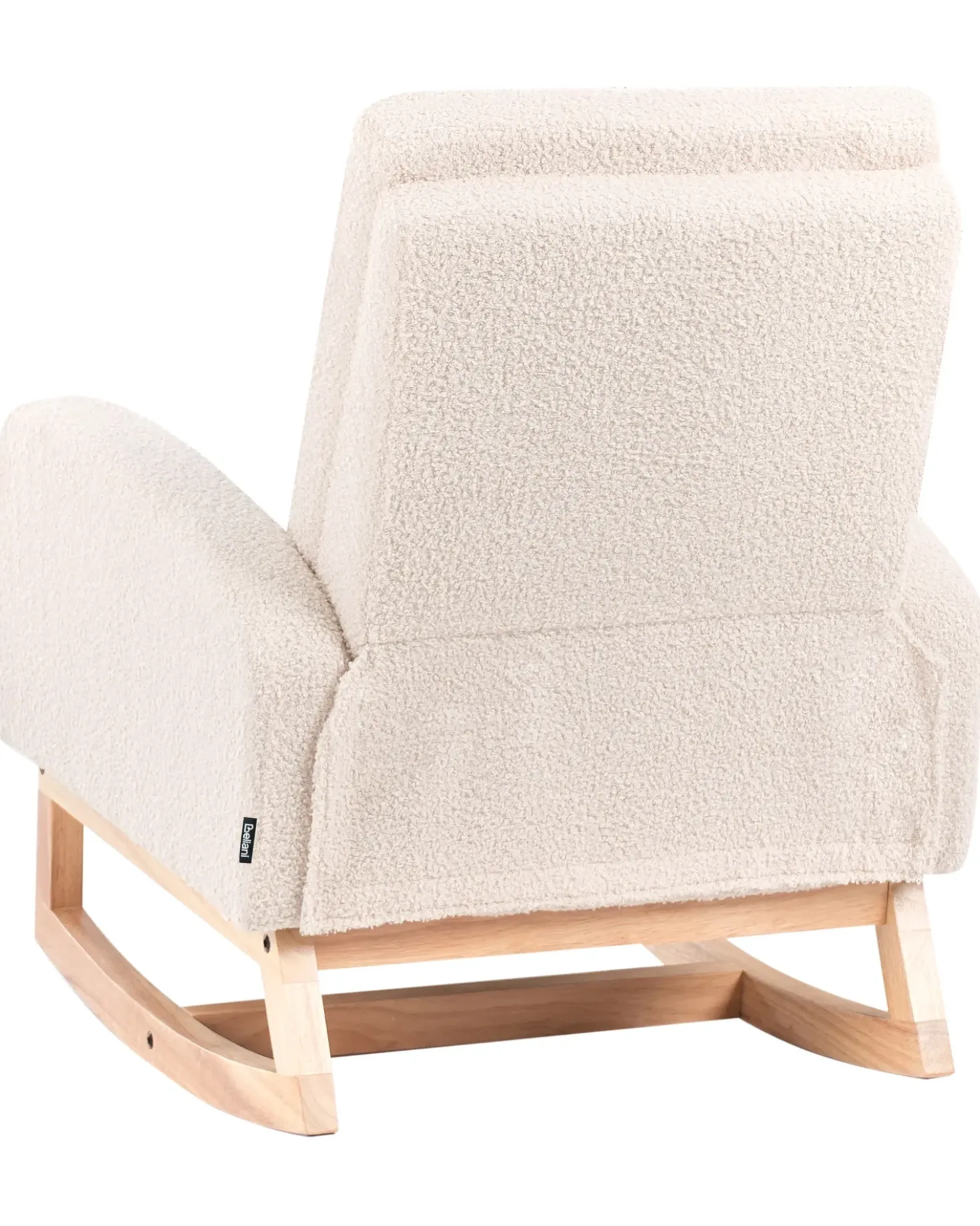 Sedia a dondolo per bambini NORBY Bouclé Beige chiaro