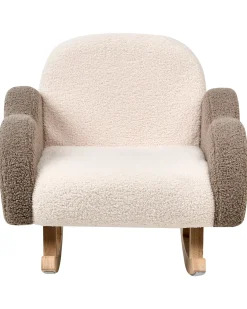 Sedia a dondolo per bambini Nuvola SKARE Bouclé Beige
